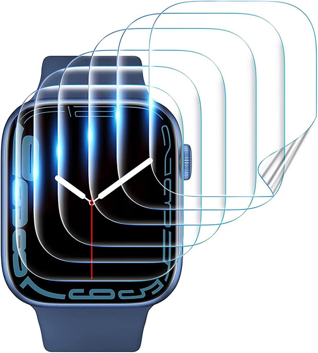 6X 3D Hydrogel Film for Apple Watch Series 11 / 10 / 9 / 8 / 7 / 6 Ultra Protection