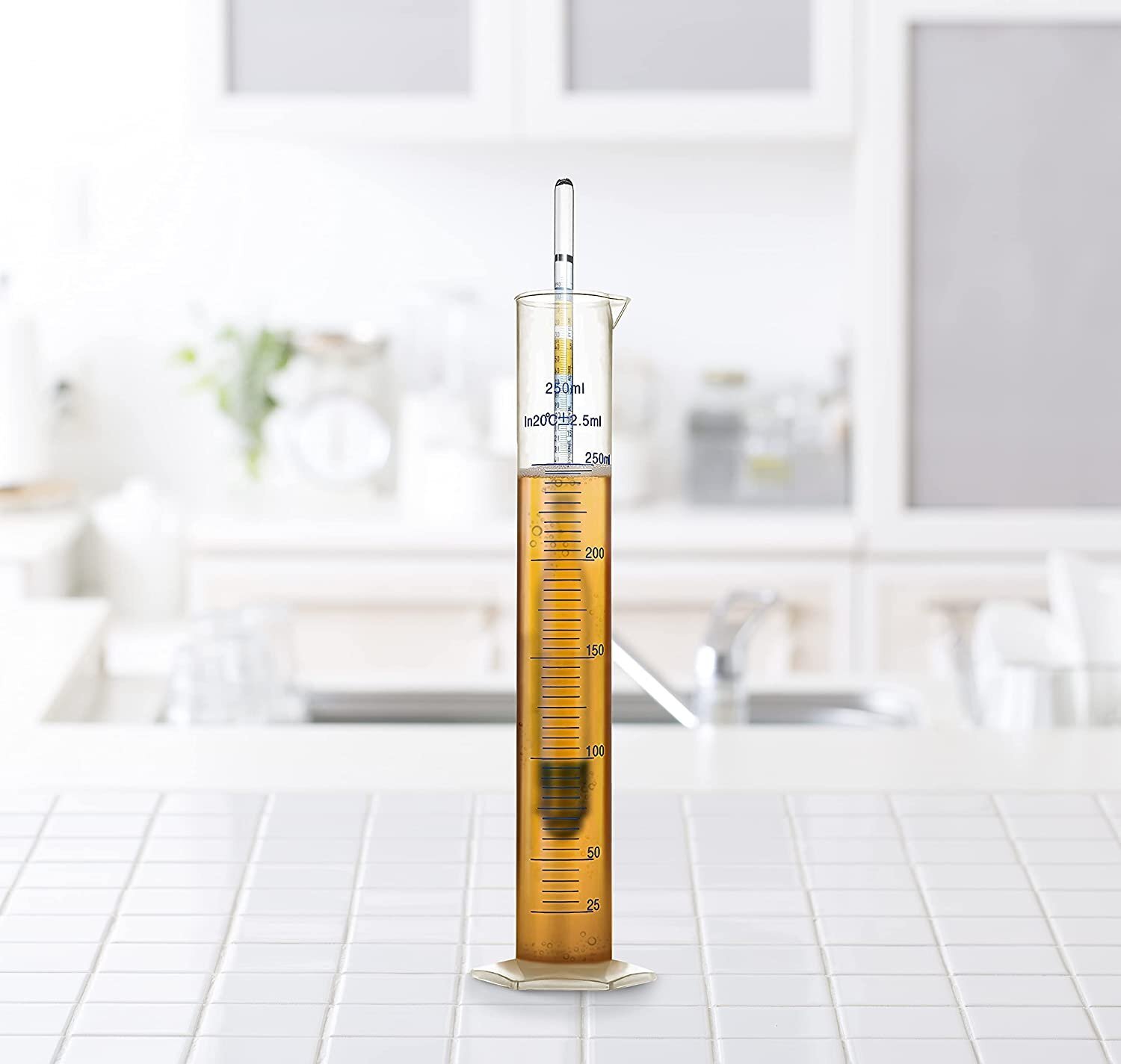 Fermentaholics Hydrometer Test Jar & Measuring Cylinder - Test Homebrew ABV