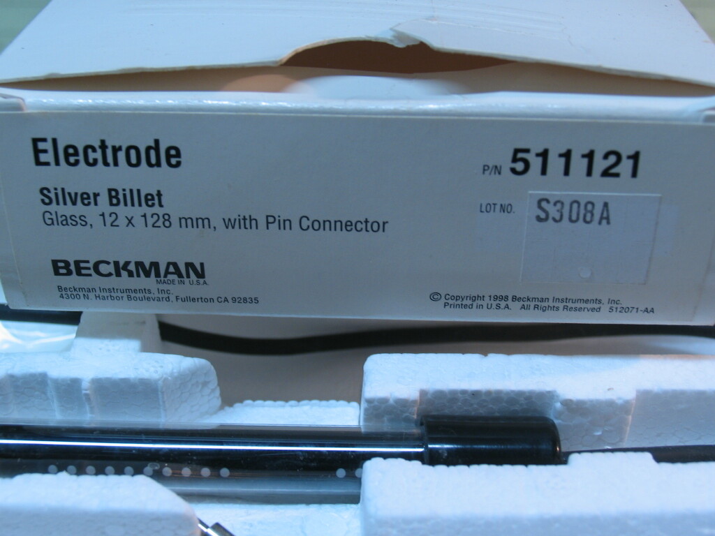 BECKMAN Silver Billet Electrode #S308A 511121