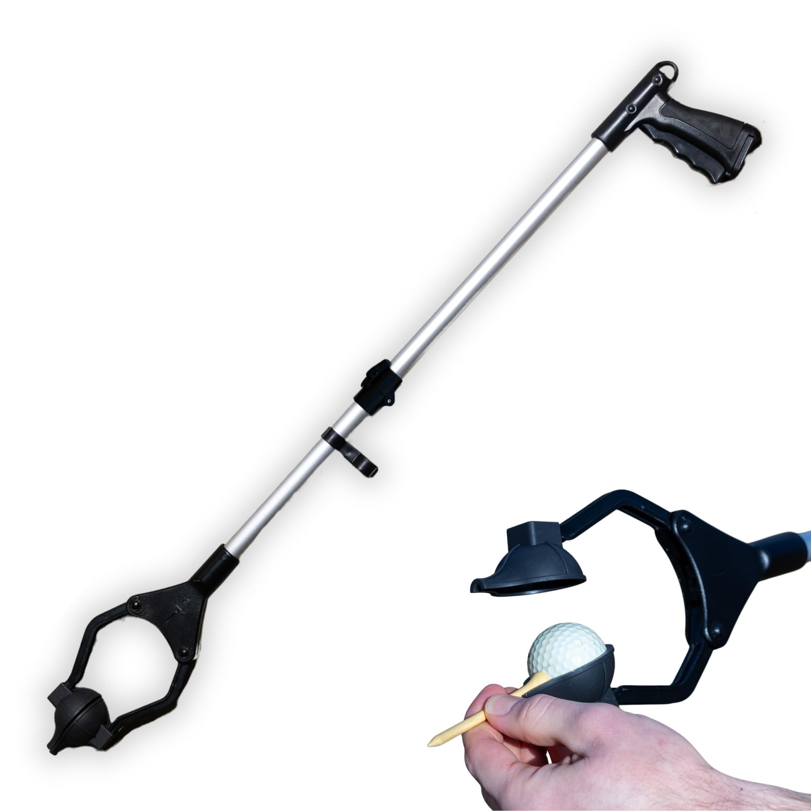 Golf Ball Teeing Aid Device For Seniors V2.0 | Golf Ball Dispenser Eliminates