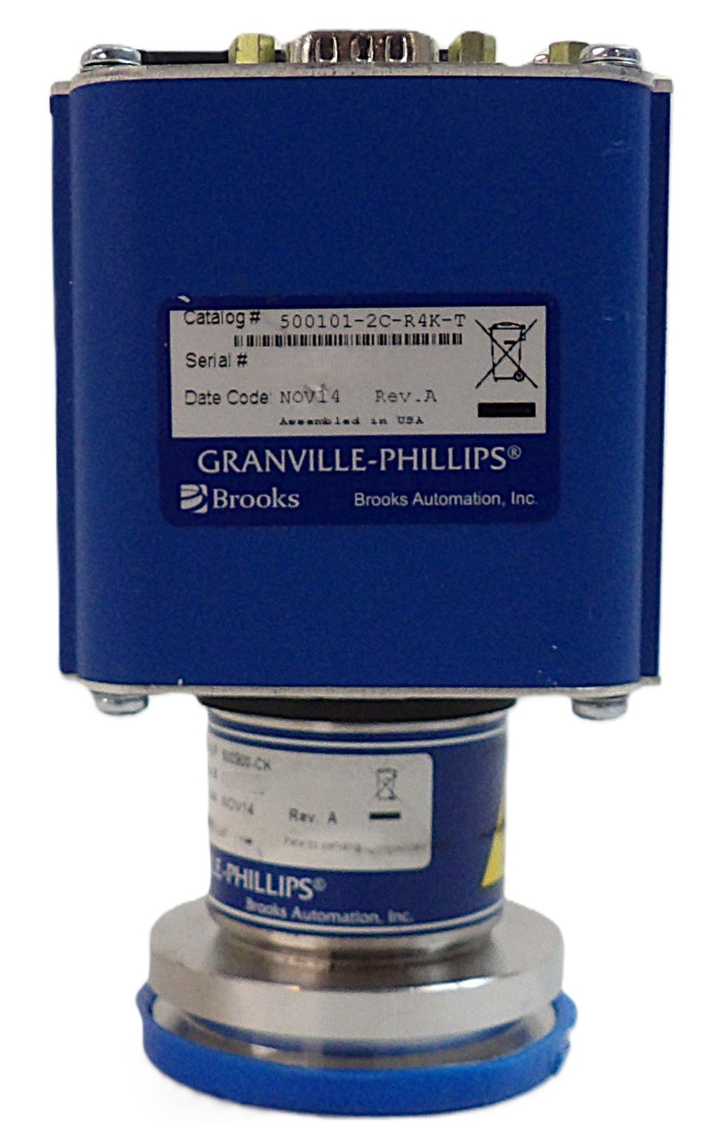 Granville-Phillips 500101-2C-R4K-T Micro-Ion Gauge Brooks Automation Working