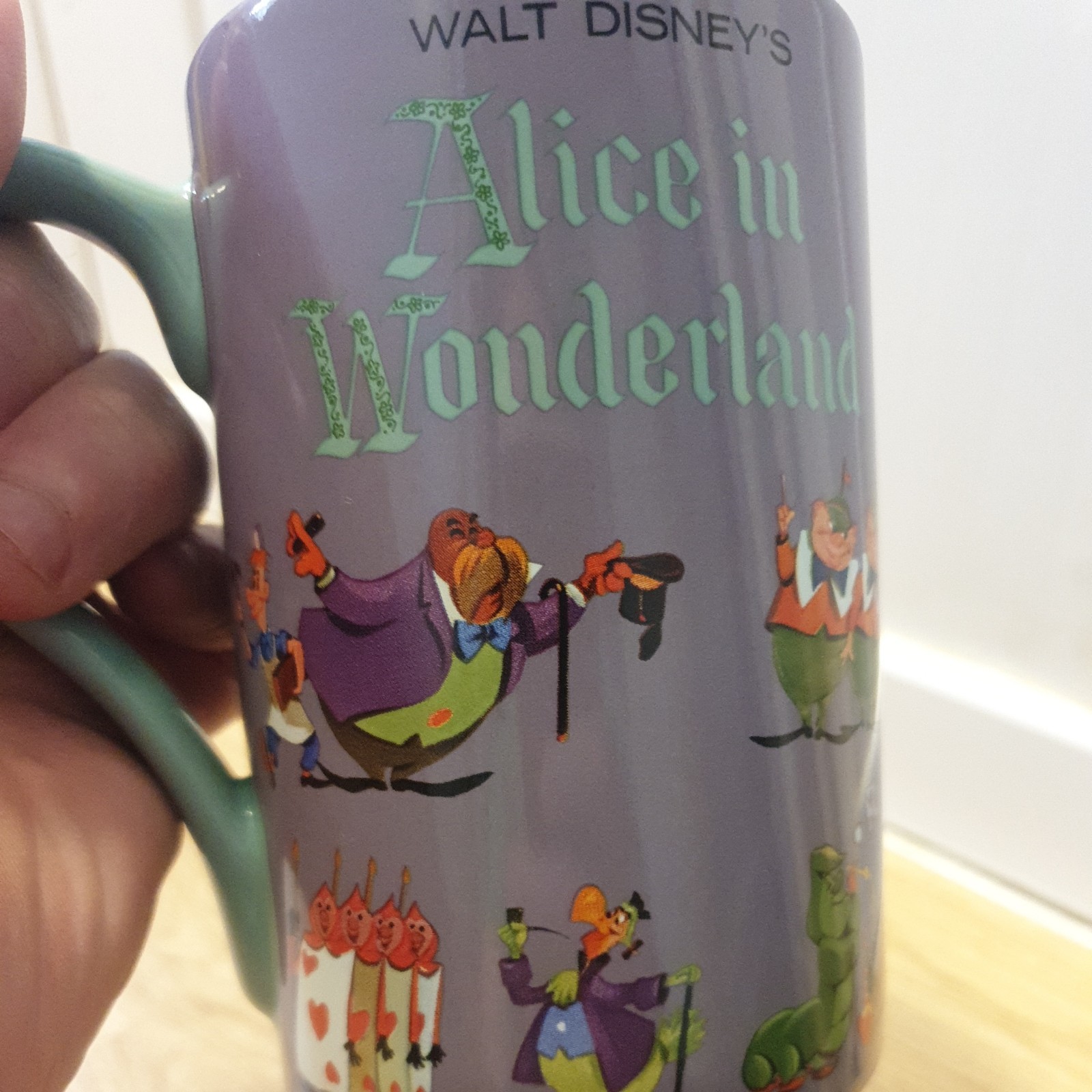 Disney Store Genuine Walt Disney Alice in Wonderland Ceramic Mug 12.5cm