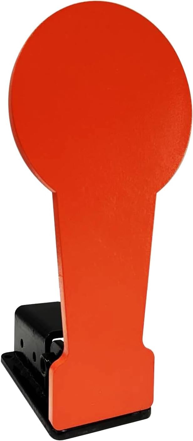 Atflbox 3/8" AR500 12.8'' Classic Popper Steel Shooting Target, 6'' Plate Aut...