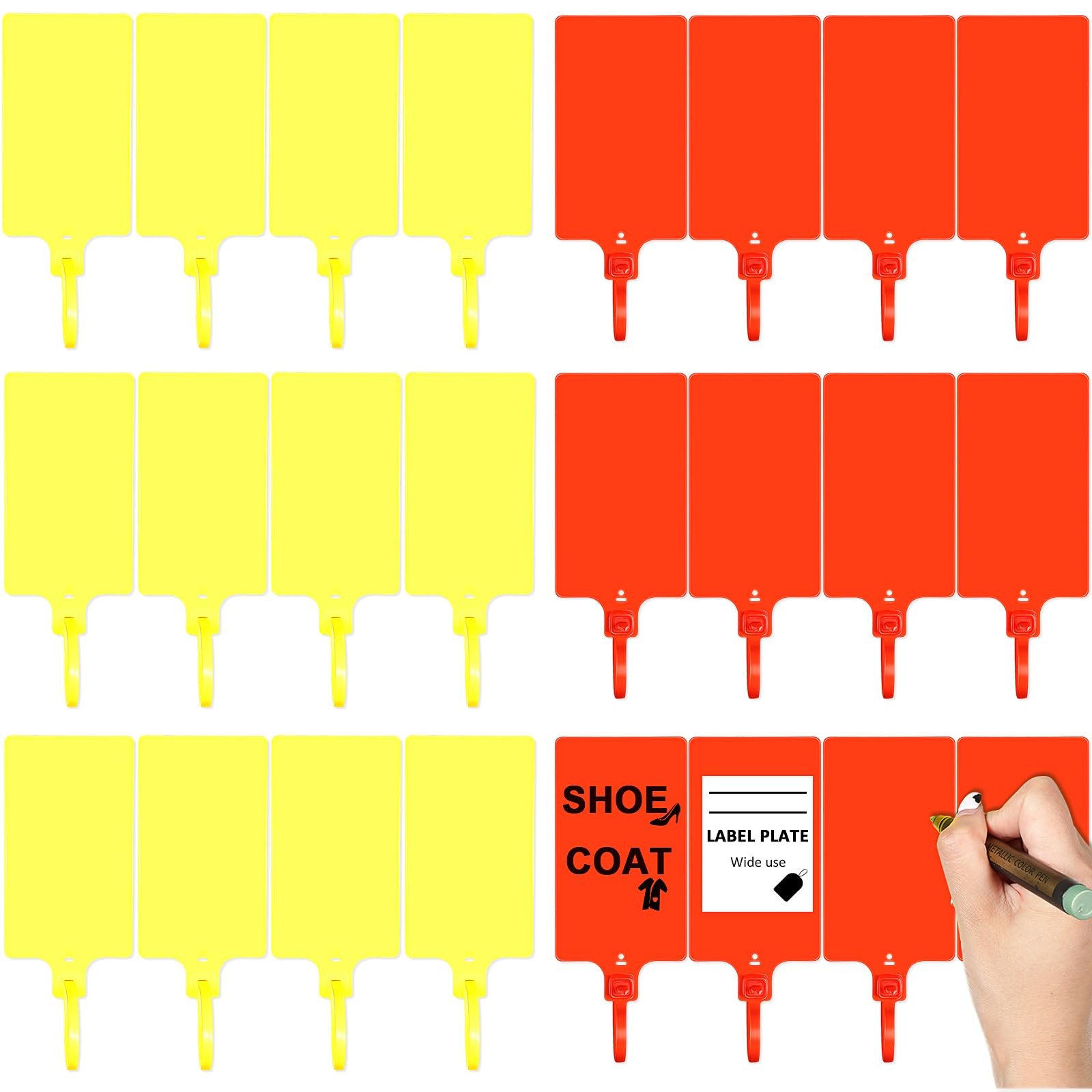 Youyole 200 Pieces Plastic Tags Waterproof Plastic Seal Shipping Tags Logisti...