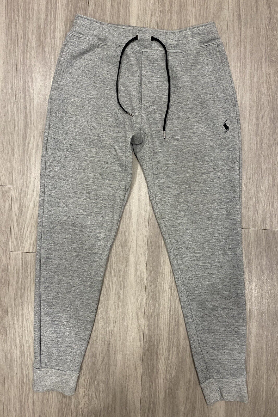 Polo Ralph Lauren Mens Heather Gray Jogger Sweatpants Cozy Size Small S EUC