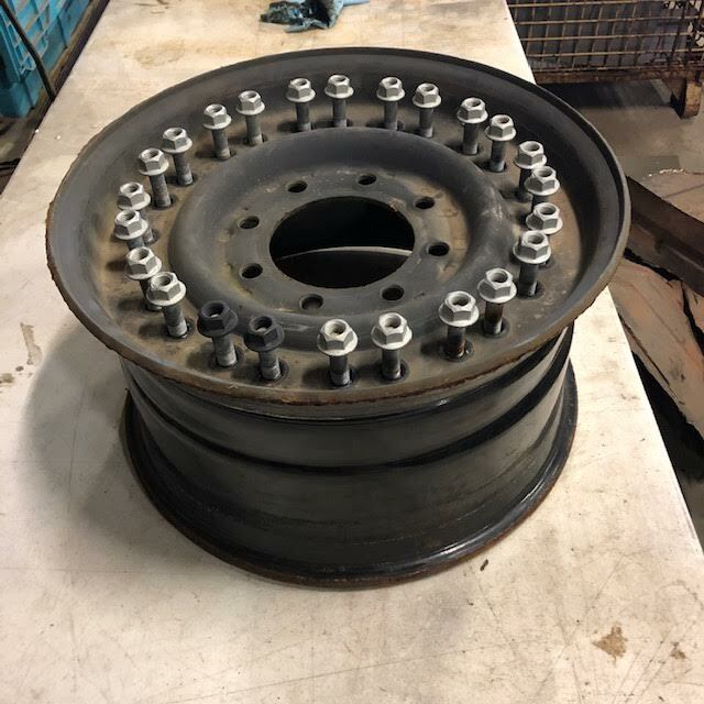 Humvee Hummer M998 24 Bolt  Wheel 37x12.50R16.5LT, LOAD RANGE E, WA-1167, W/NUT