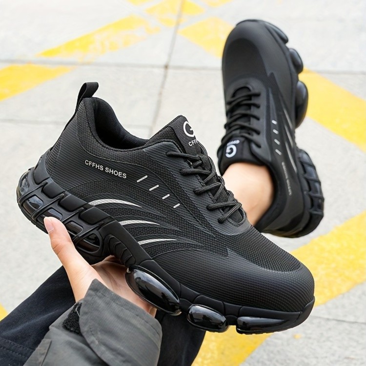 Safety Steel Toe Cap Work Shoes Indestructible Boots Mens Breathable Sneakers