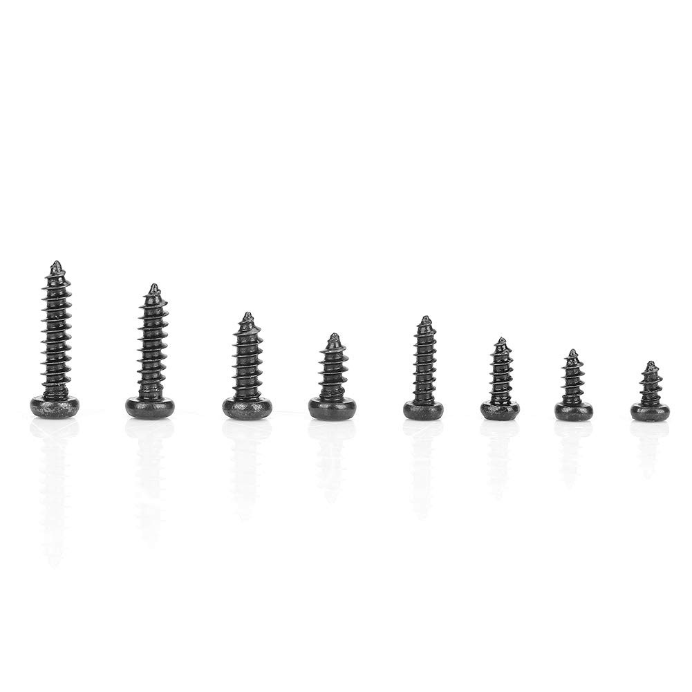 Self Tapping Screw, 400Pcs M2/M2.6 Cross Pan Head Screws Default