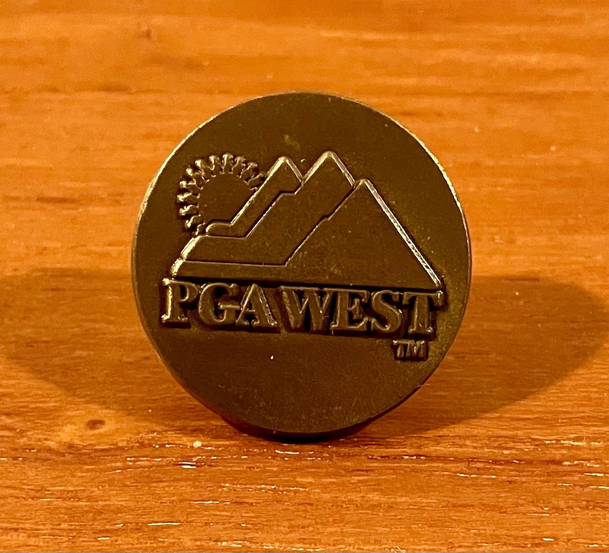 PGA West (California) Metal Stem Logo Golf Ball Marker