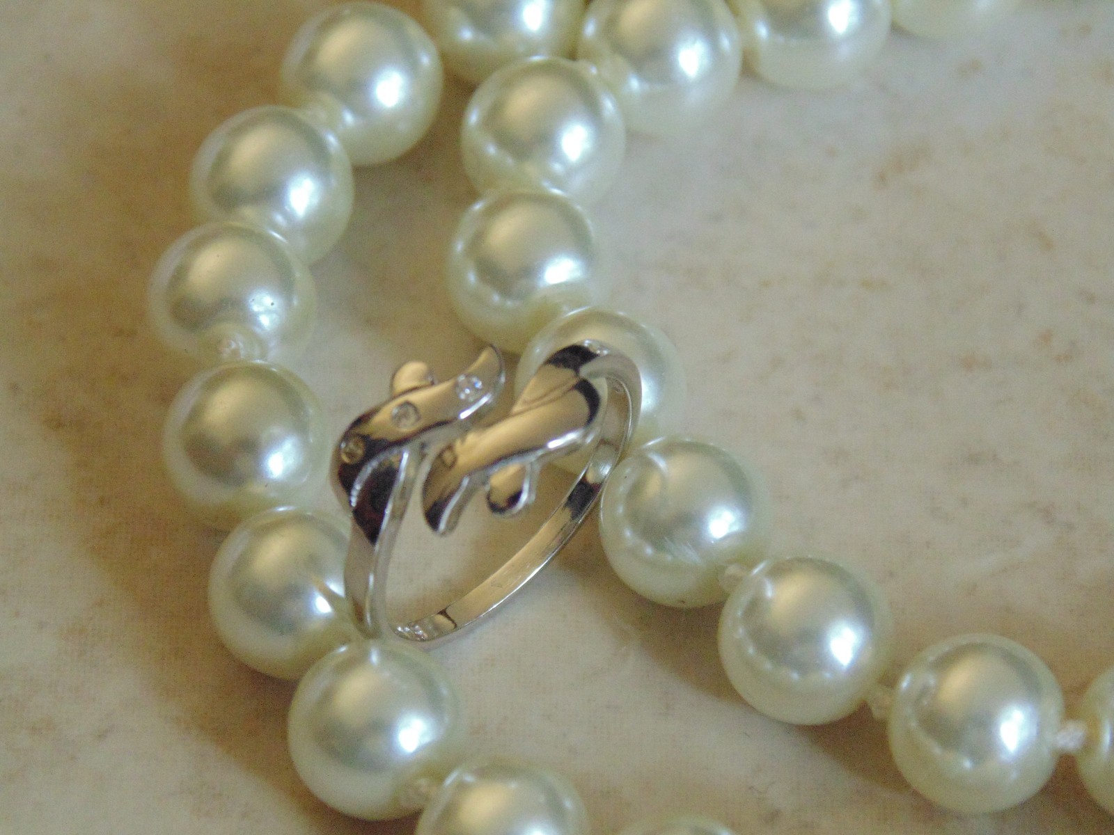 .925 Sterling Silver Adjustable Cubic Zirconia Toe Ring.