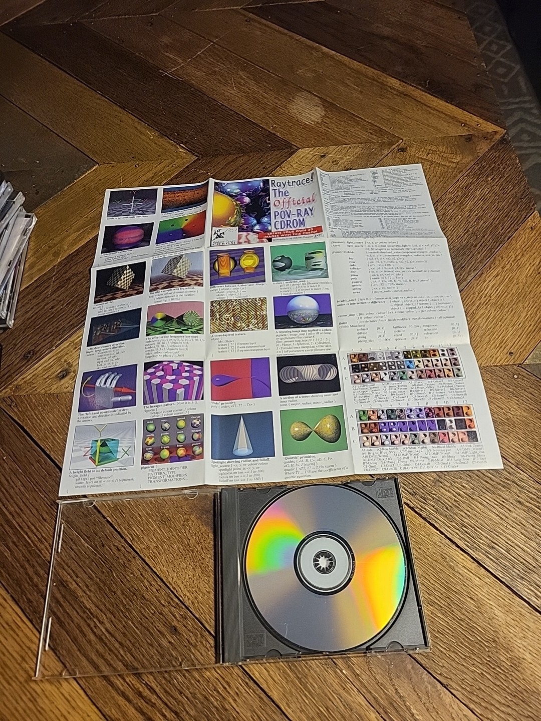 CD-ROM - Raytrace POV-RAY DOS Walnut Creek