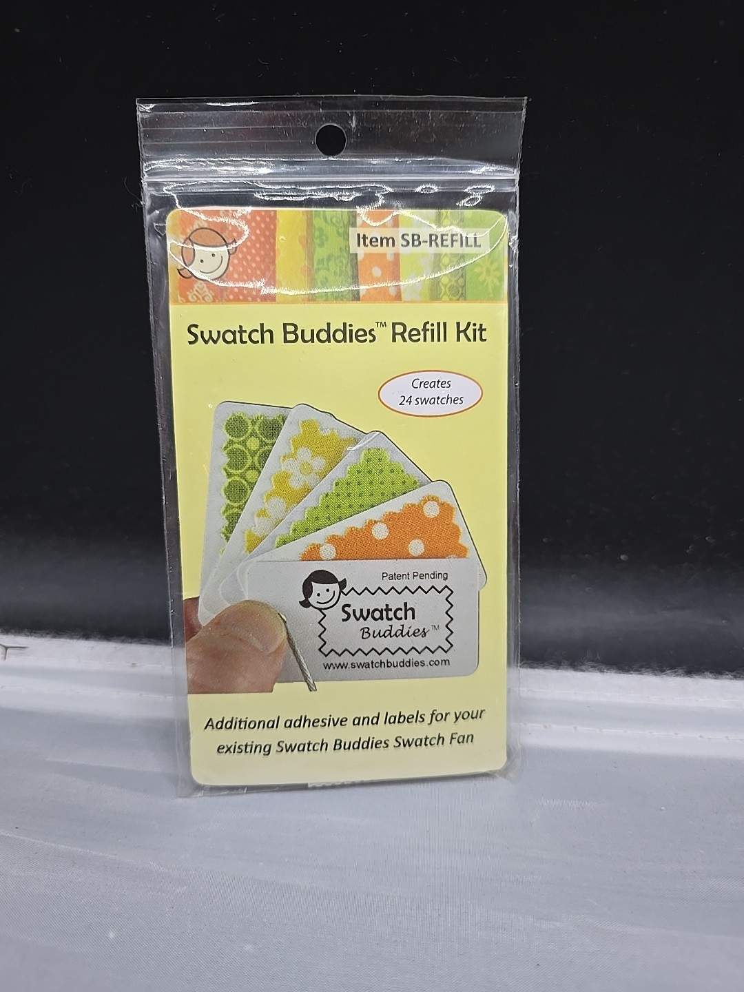 Swatch Buddies Reusable Fabric Swatch Fan Kit AND Refills