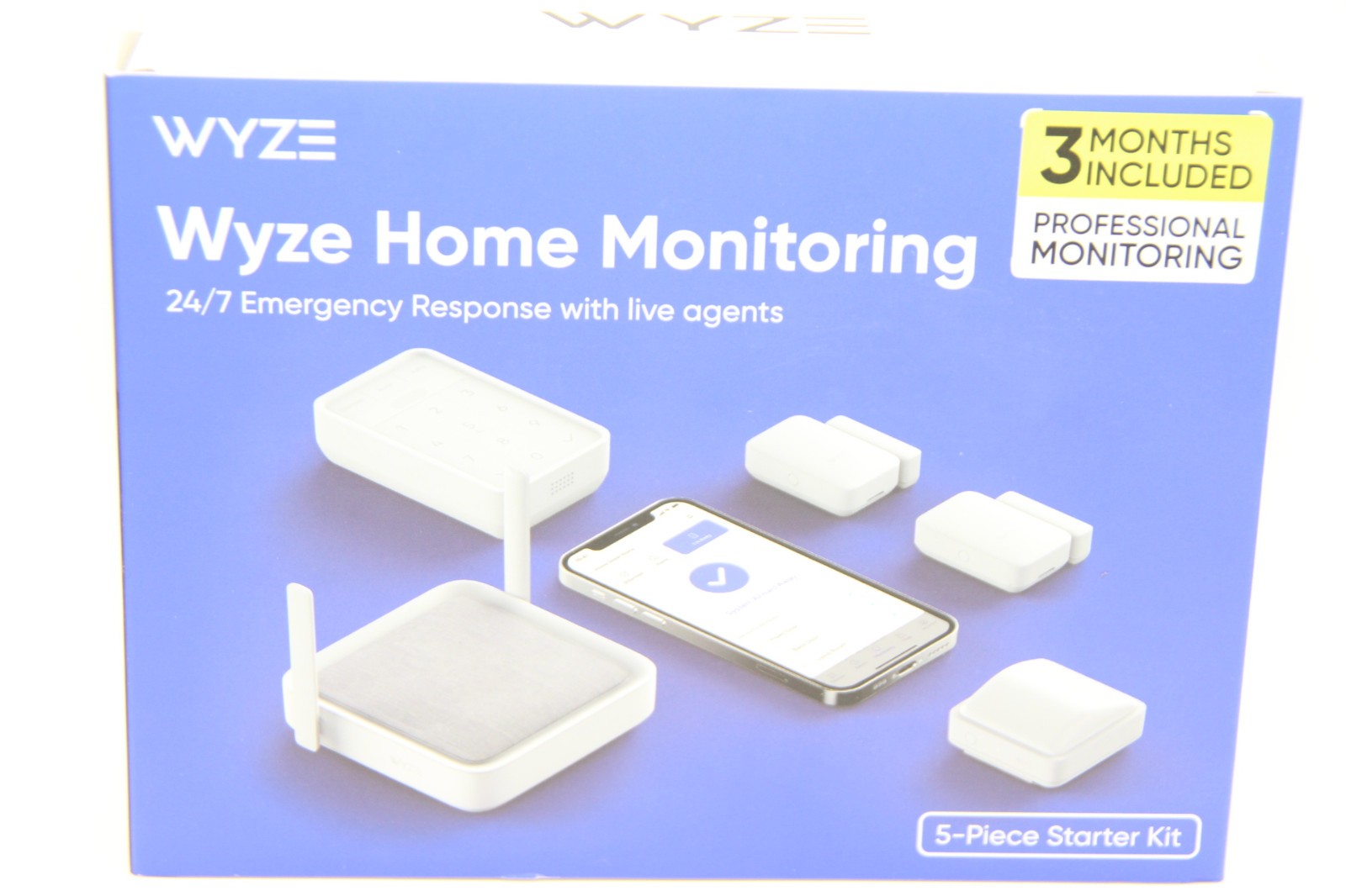 NEW Wyze Home Monitoring Security System 5-Piece Starter Kit