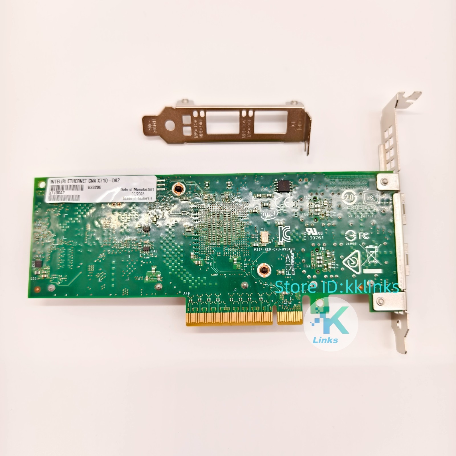 Genuine Intel X710-DA2 X710DA2BLK 10GbE PCIe Ethernet Converged Network Adapter