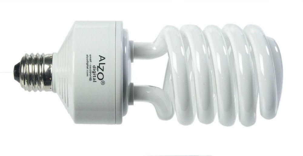ALZO 45W CFL Video-Lux® Photo Light Bulb 3200K, 2800 Lumens, 220V