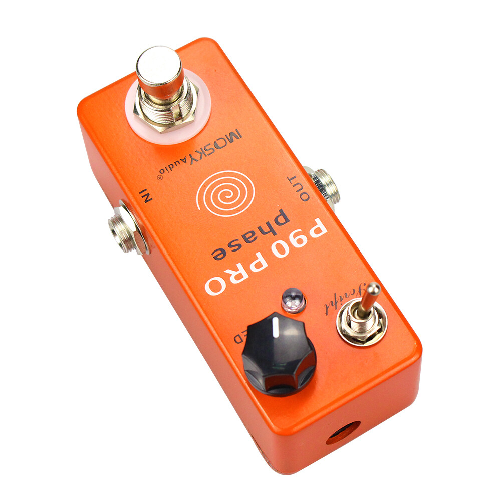 Mosky P90 PRO Phaser Guitar Pedal Phase 90 Vintage Script Mode True Bypass, US