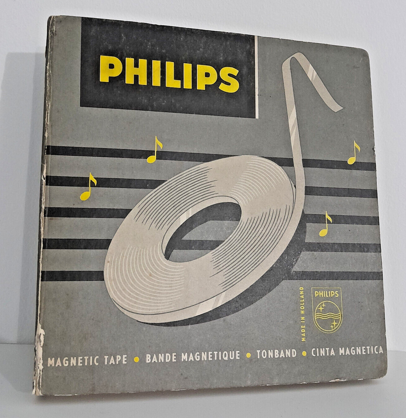Vintage Philips Magnetic Recording Tape Coil