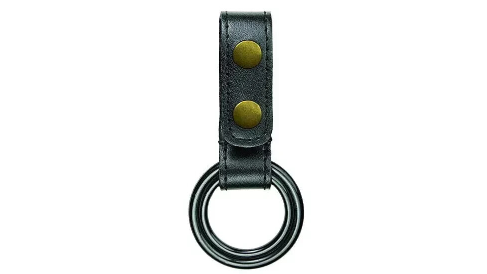 NEW HERO'S PRIDE 1492BPG C & D CELL FLASHLIGHT HOLDER  LEATHER /BRASS BUTTONS