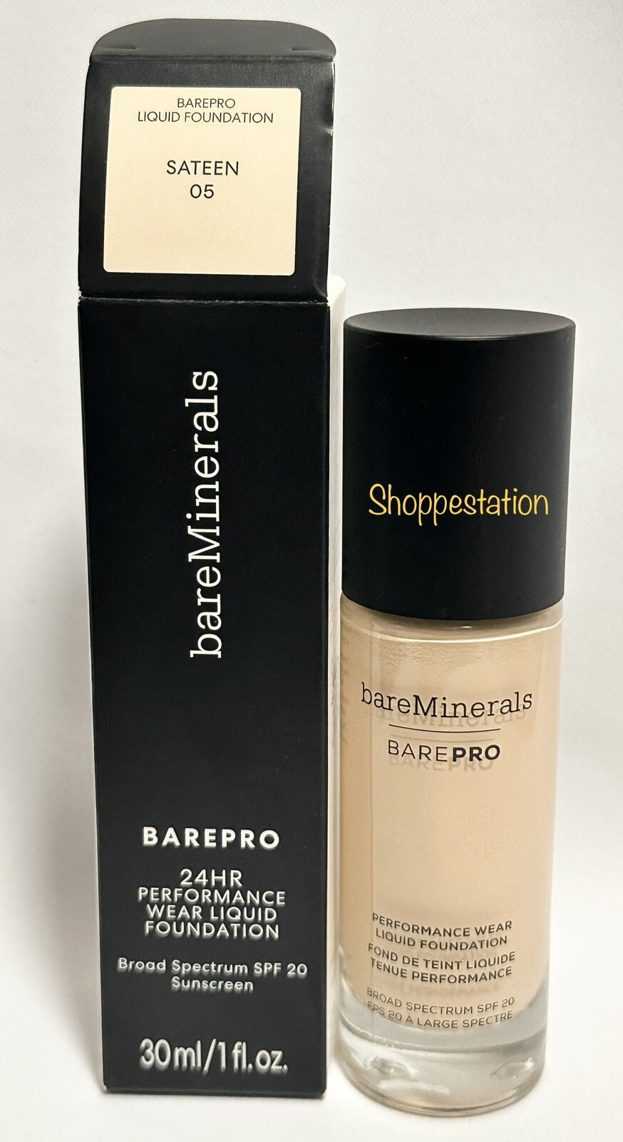 bareMinerals BarePro 24HR Performance Wear Liquid Foundation SPF20 SATEEN 05