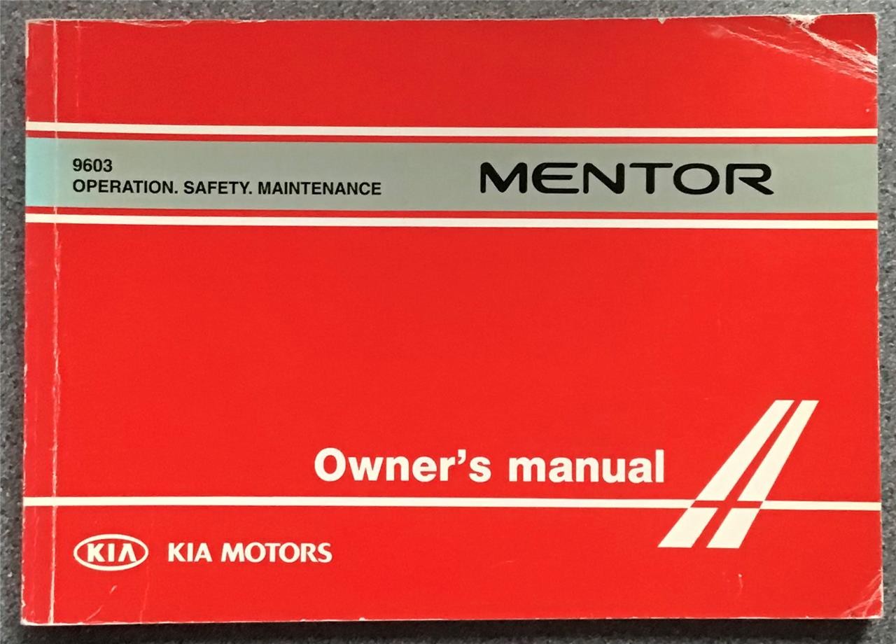 KIA JOICE Car Owner's Manual 1996 #300B-EOL-9603