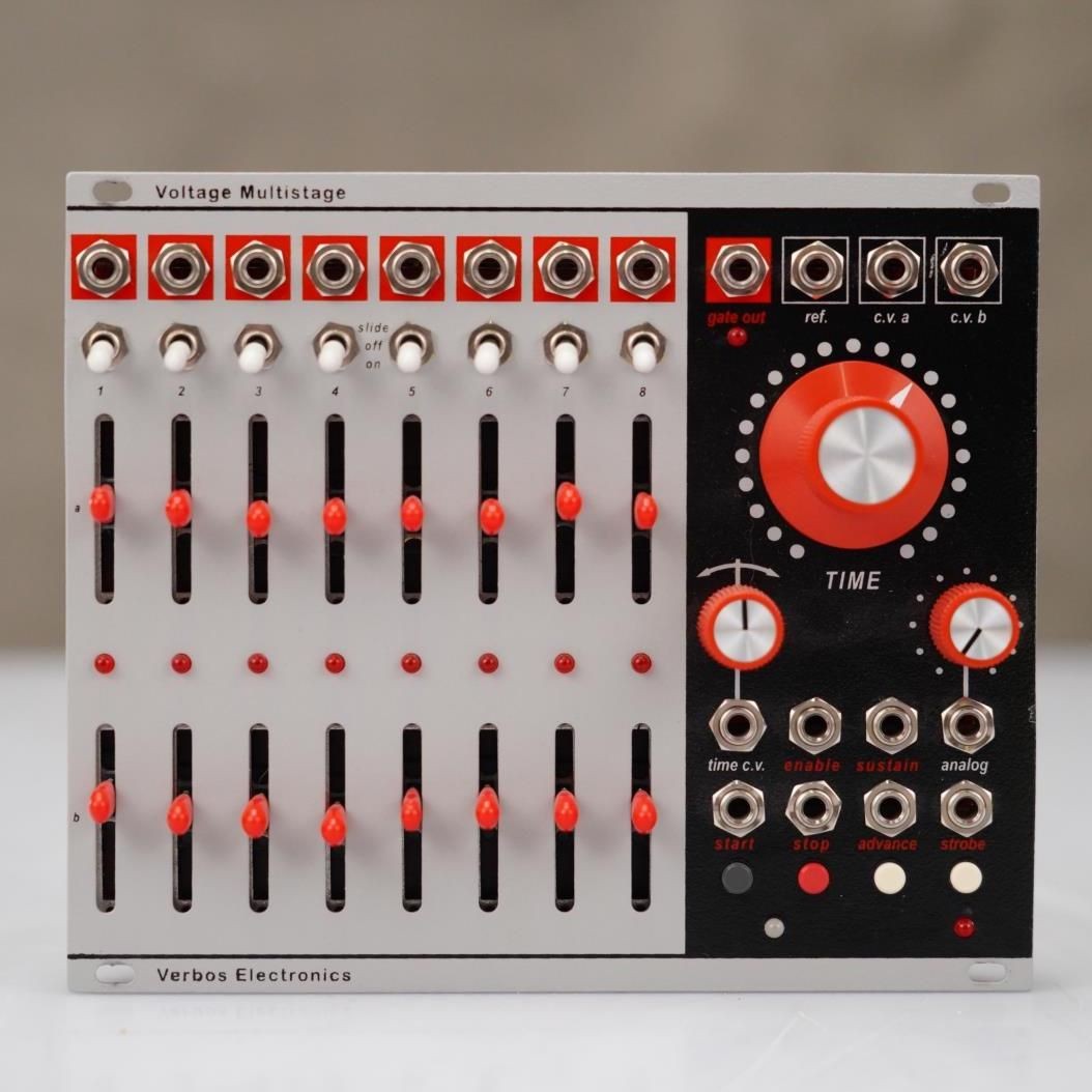 Verbos Voltage Multistage Eurorack Module w/ Box & Patch Cables #58560
