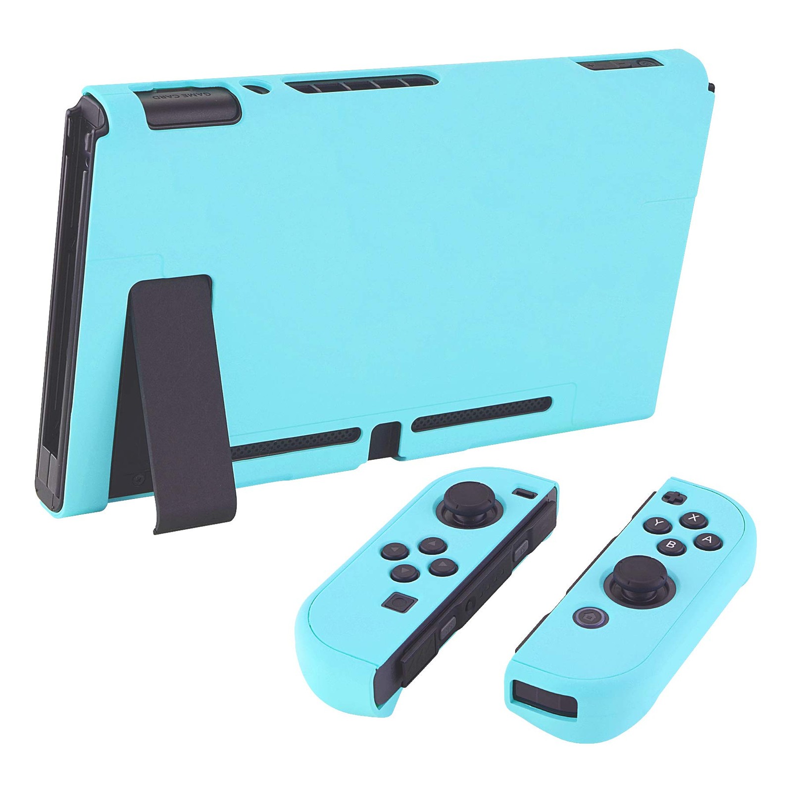 PlayVital Protective Case Protector for Switch - Hard Shell, Heaven Blue