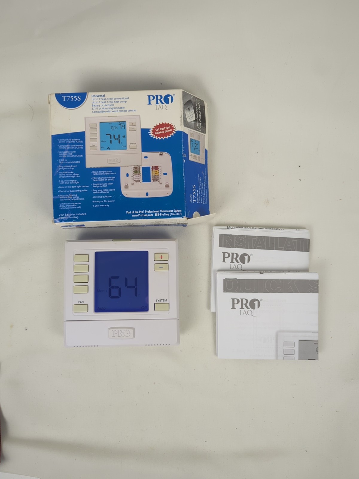 Pro1 755 Digital Programmable Thermostat