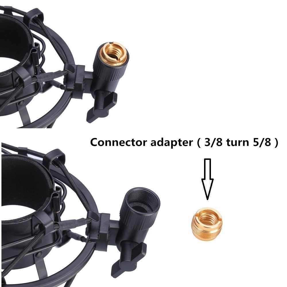 Weymic Black Universal Microphone Shock Mount for Large Diameter Diameter 48-...