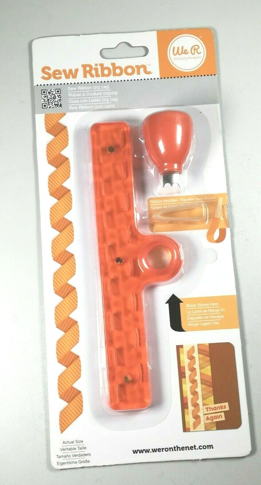 Sew Ribbon ZIG ZAG We R Memory Keepers (71212-1) Sew Ribbon Tool