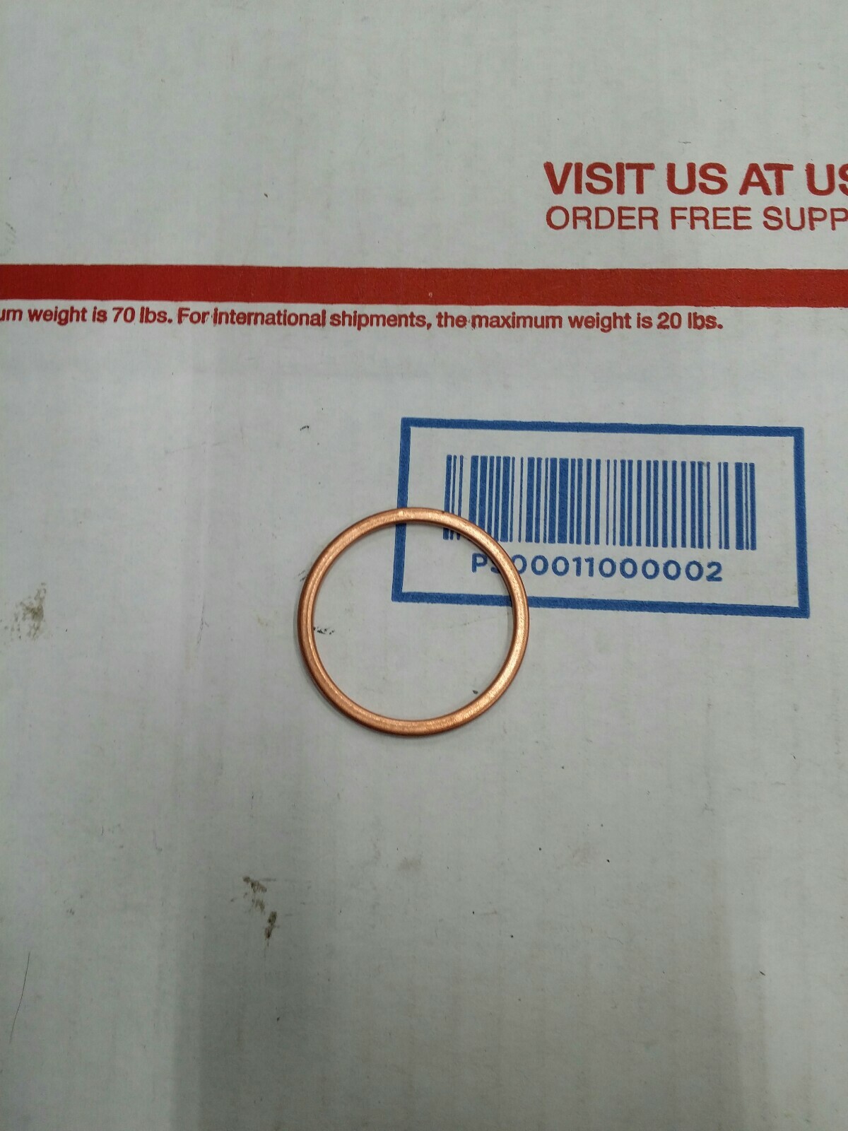 Vesrah Exhaust Pipe Gasket NOS P# 12-6371