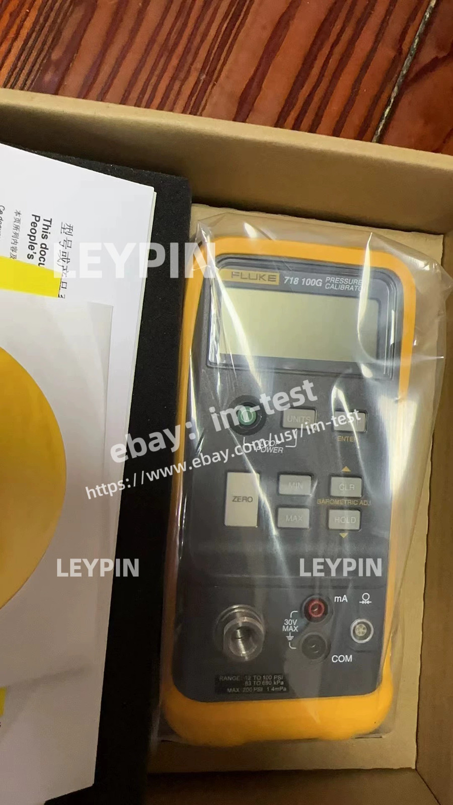 NEW fluke 718 100G Pressure Calibrator#Im