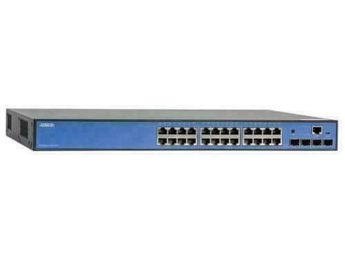 ADTRAN 17101524PF1 24 Ports Rack Mountable Ethernet Switch