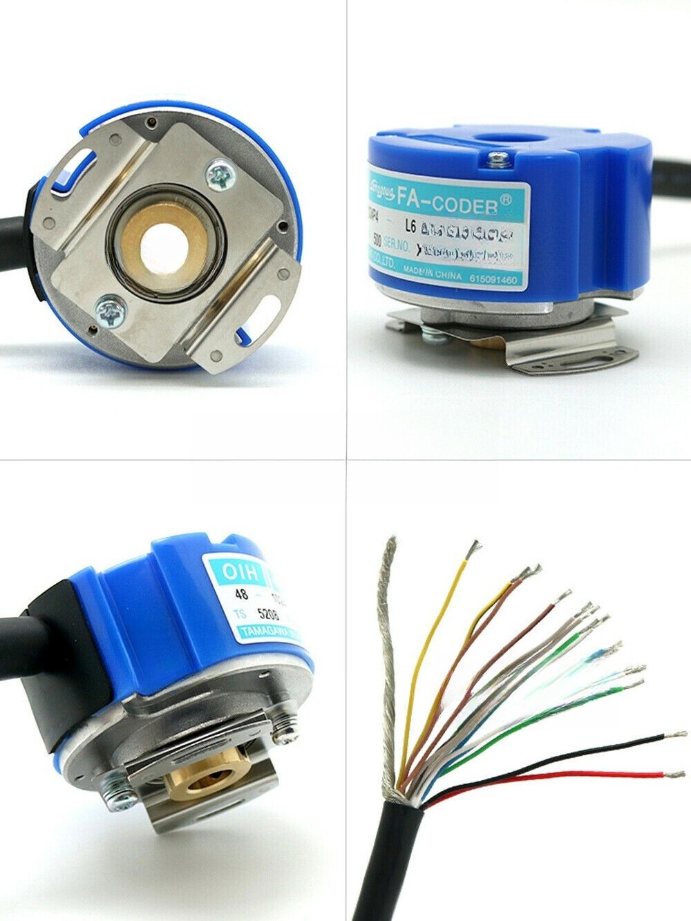 ， Tamakawa servo motor encoder OIH48-1024P4-L6-5V TS5208N500