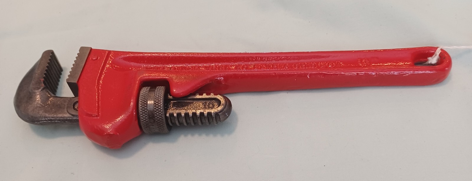 Vintage RIDGID HD 10 inch Adjustable Pipe Wrench USA - Clean - Nice