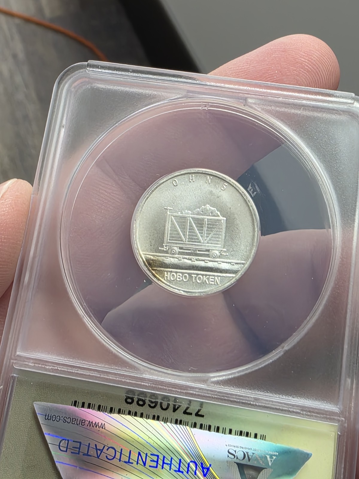 Dan CARR 2016 OHNS TOKEN! SILVER! ANACS MS69. 125 Mintage! Limited! Signed!