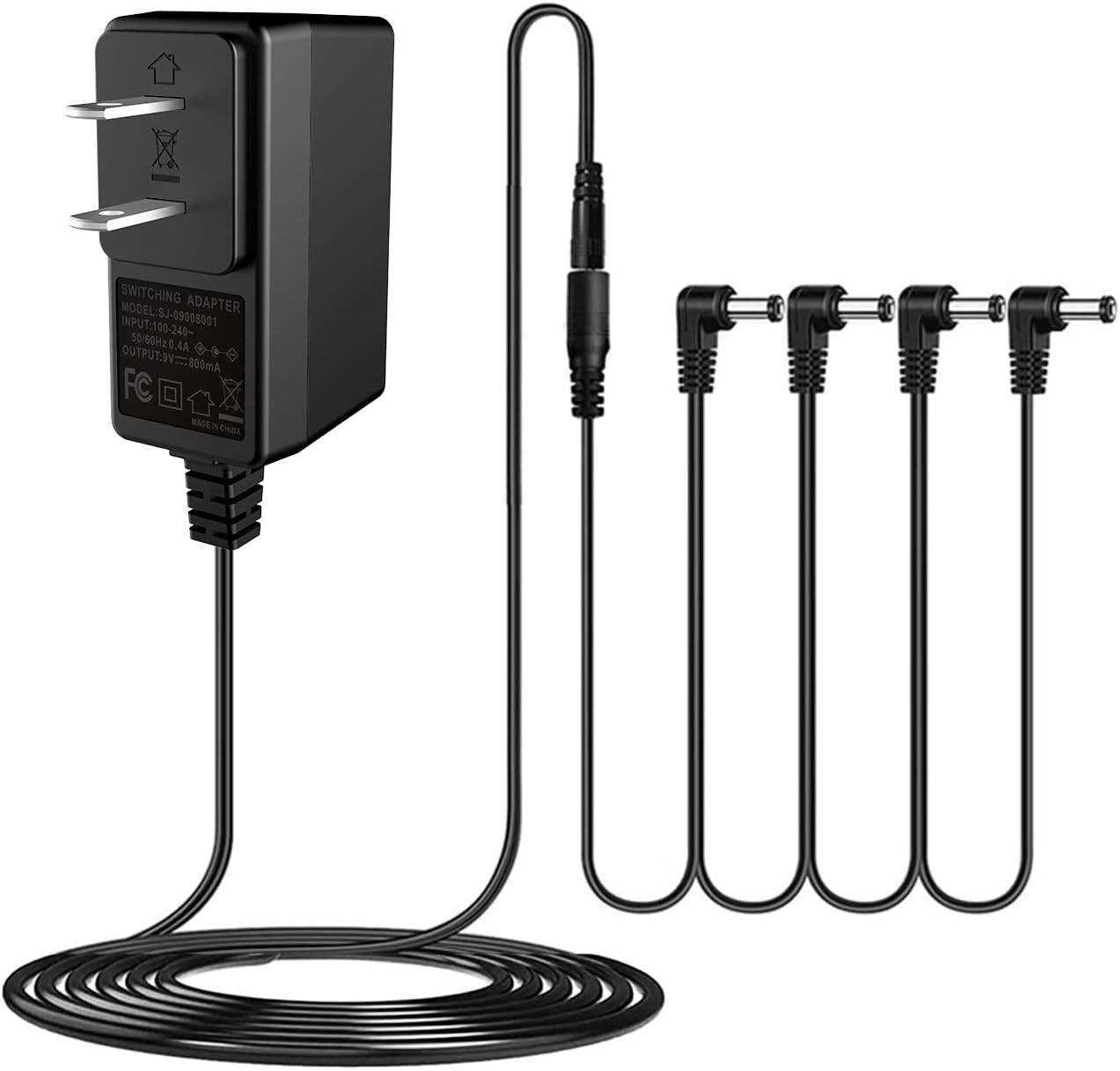 Effortless Power for Effect Pedals: 9V AC Adapter with Daisy Chain System