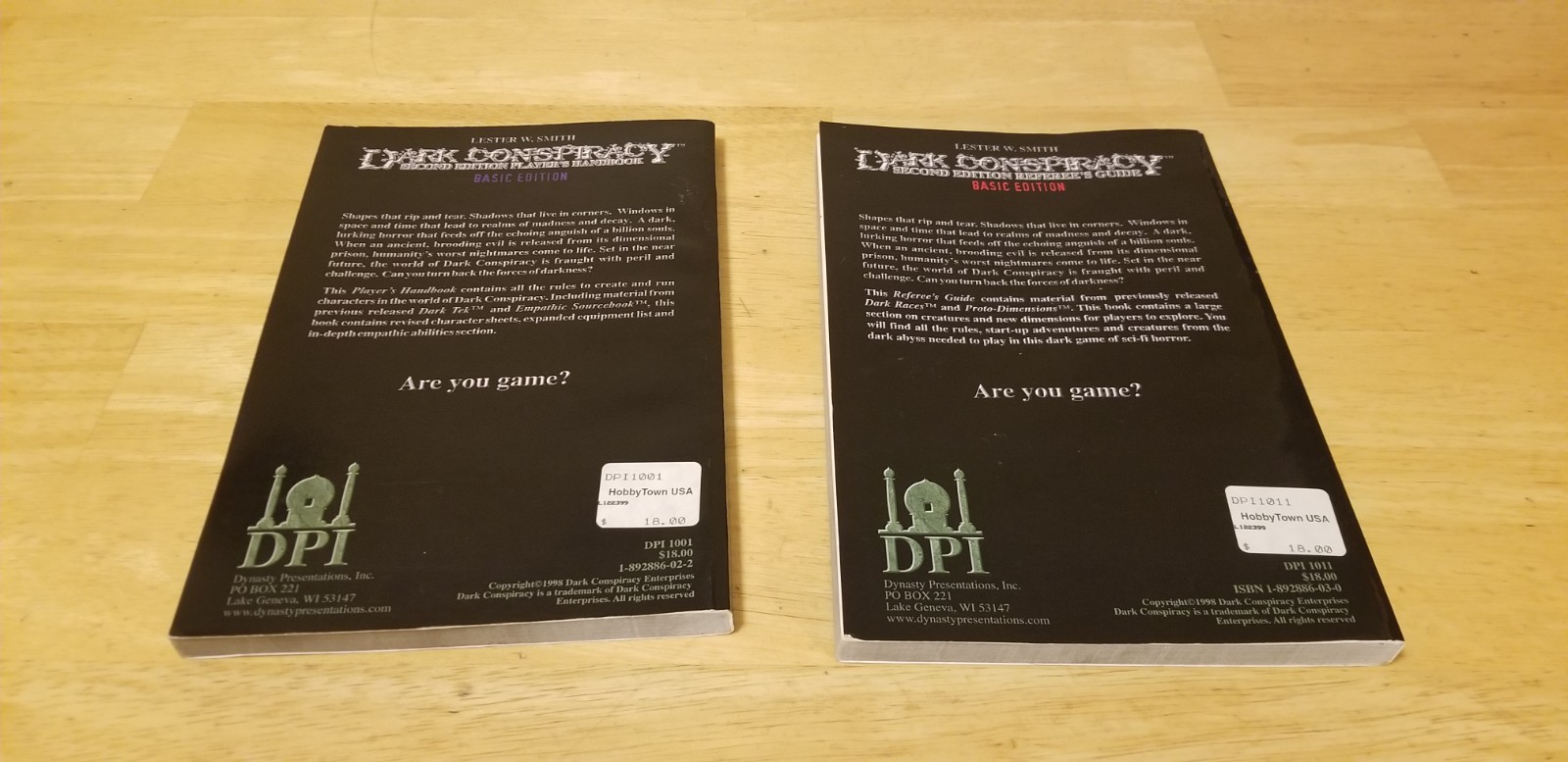 Dark Conspiracy Second Edition Bundle- Referee's Guide and Player's Handbook
