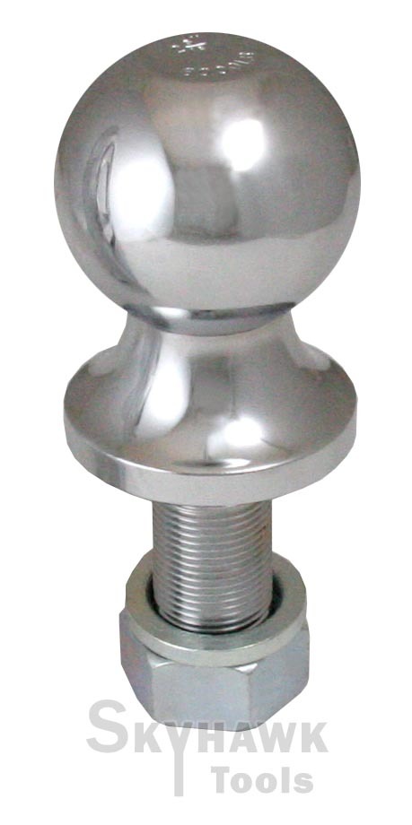 2-5/16” RV Truck Trailer Hitch Ball (Shank Size: 1”X 2-1/2”)  Chrome Plated