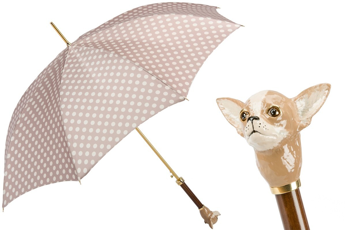 Pasotti  Chihuahua Umbrella with Dots Gift Box included New