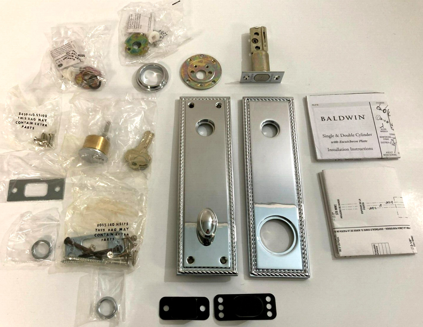 Baldwin R038.260.ENTR Rose Kit Handleset
