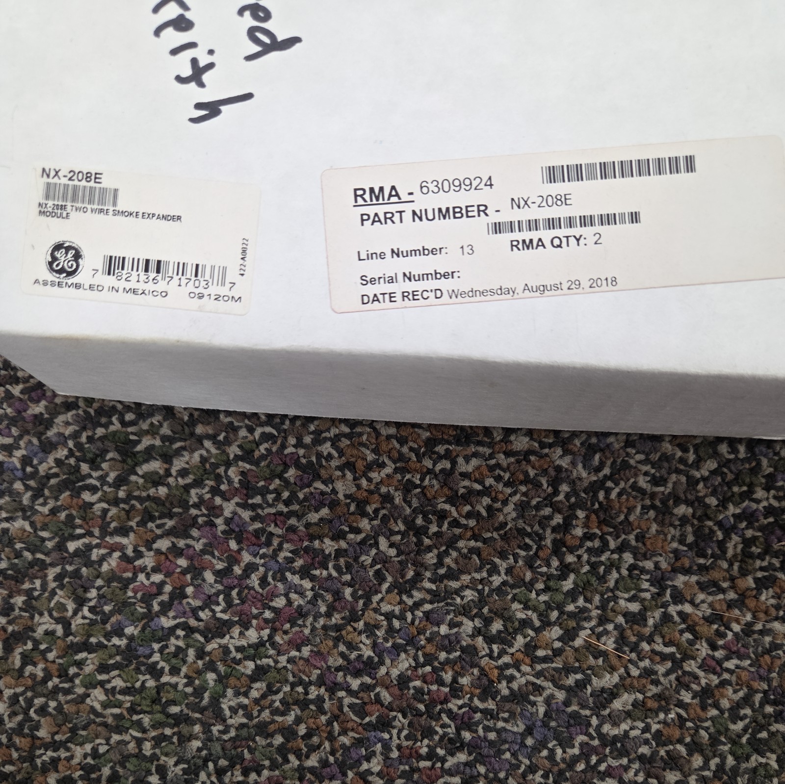 GE Security NX-208E NETWORX TWO WIRE SMOKE EXPANDER MODULE