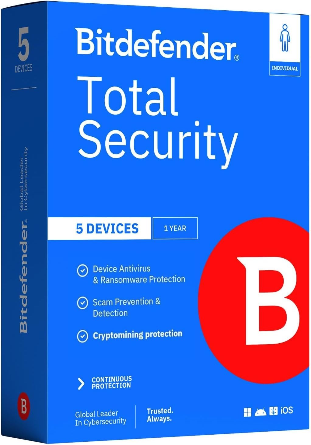 Total Security 2026: Elite Antivirus & Internet Security Suite for 5 Devices