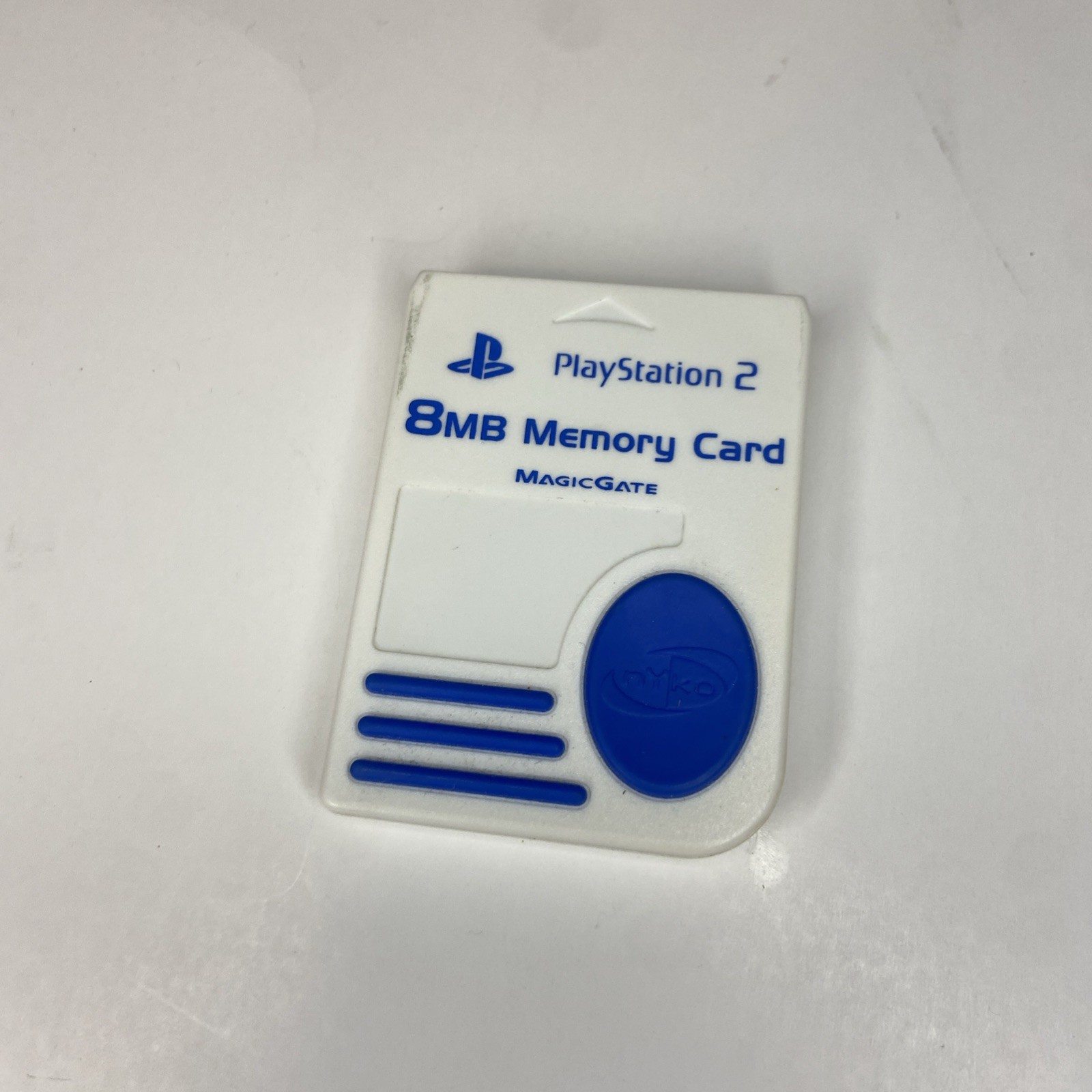 Nyko PS2 8MB Memory Card (8MB) White/Blue