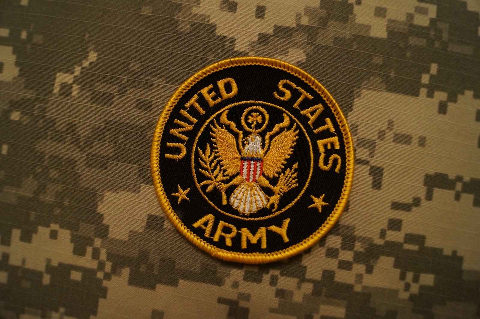 Novelty Military Patch US Army Color Perfect Condition Sew-on