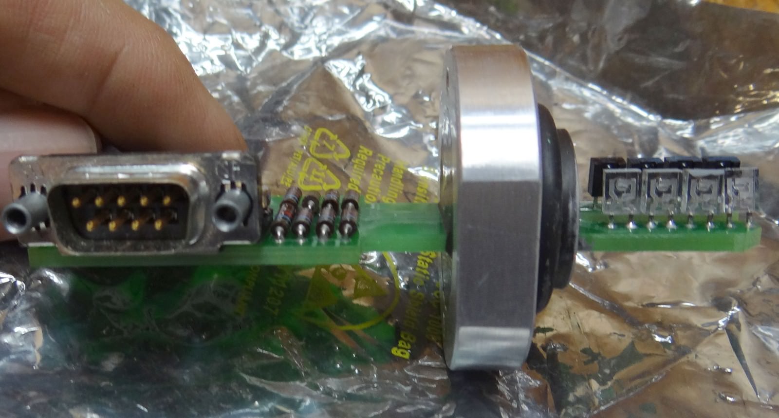 NOVELLUS SYSTEMS ARM POSTION SENSOR BOARD 98-3667 90-2695 REV. A