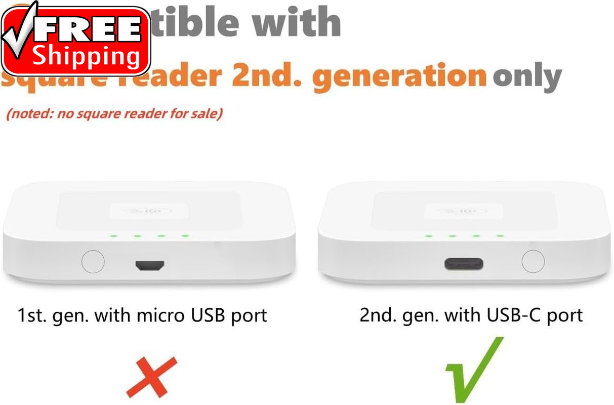 Square Dock for Square Reader 2Nd Generation, Holder Stand for Square Card Reade