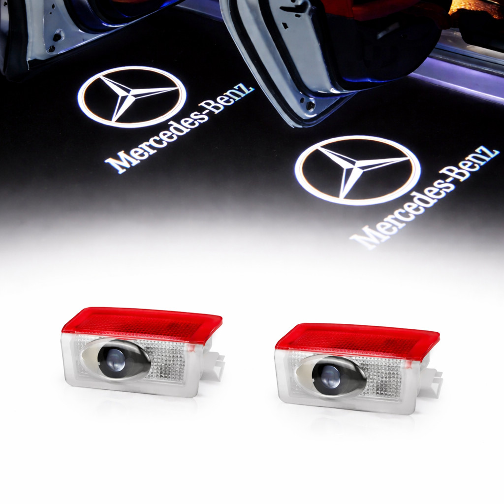 LED Projector Lights, Ghost Shadow Logo Door Lights for Mercedes-Benz 2Pcs