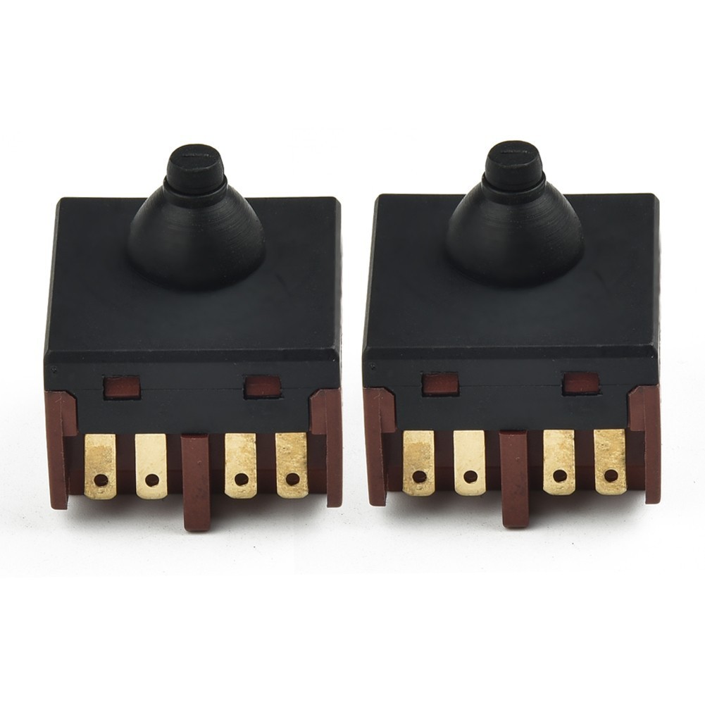 2pcs Replacement Push Button Switch For Angle Grinder 100 Polisher Accessory AU