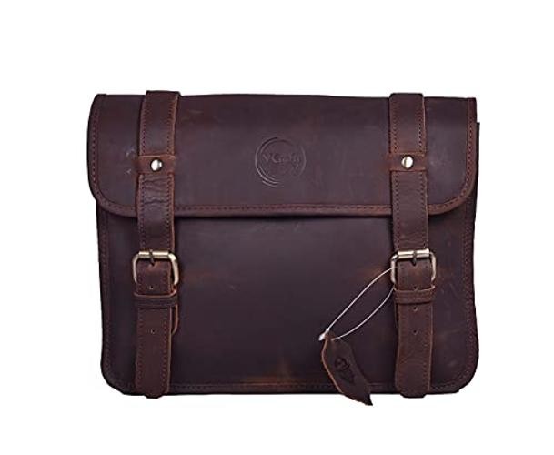 Leather Motorcycle Handlebar Bag ,Leather Motorcycle Fork Bag, Motorcycle Tool