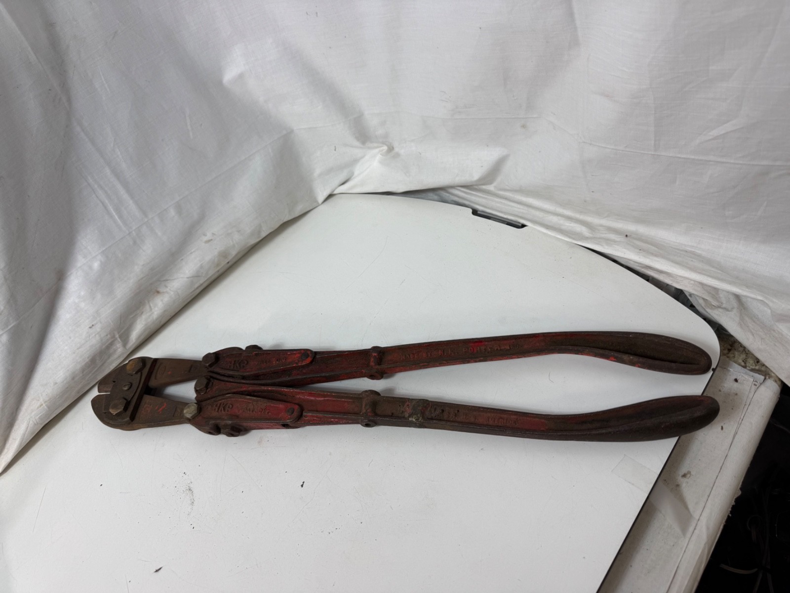 Vintage HKP H K Porter New Easy No 1 24" Bolt Cutter Red Heavy Duty Tool USA